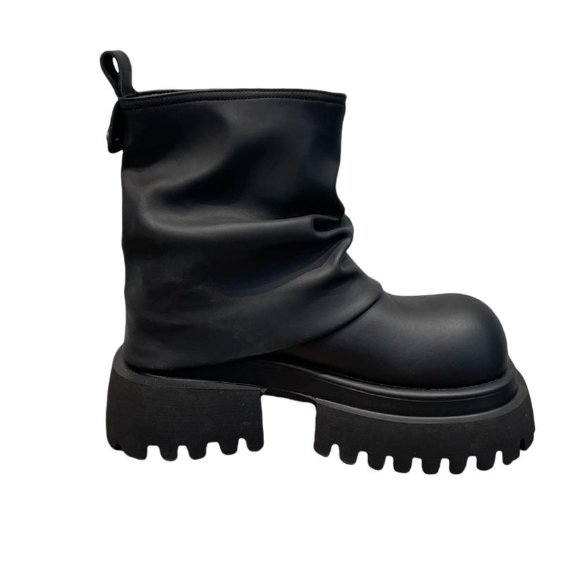 Fashion Flats Platform Women High Boots Designer Dress New Winter Shoes Fashion Chelsea Boots 2025 Casual Sport Brand Goth Botas Mujer