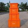 Industrial Style Plastic Storage Box for Camping, Household, or Car Trunk