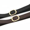 Wide Belt for Women Versatile Brown Ins Trendy Trousers Jeans Women Trousers Belt Decorative Small Fragrance Style Versatile Style
