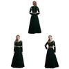 Brave Merida Theme Halloween Costume For Women With Cotton Blend Long Dress And Belt