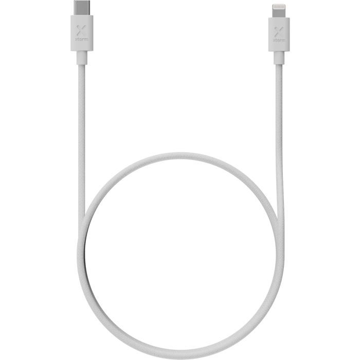Câble USB-C vers Lightning - Xtorm - CXG2030 - Charge rapide 60W - 1m - Blanc