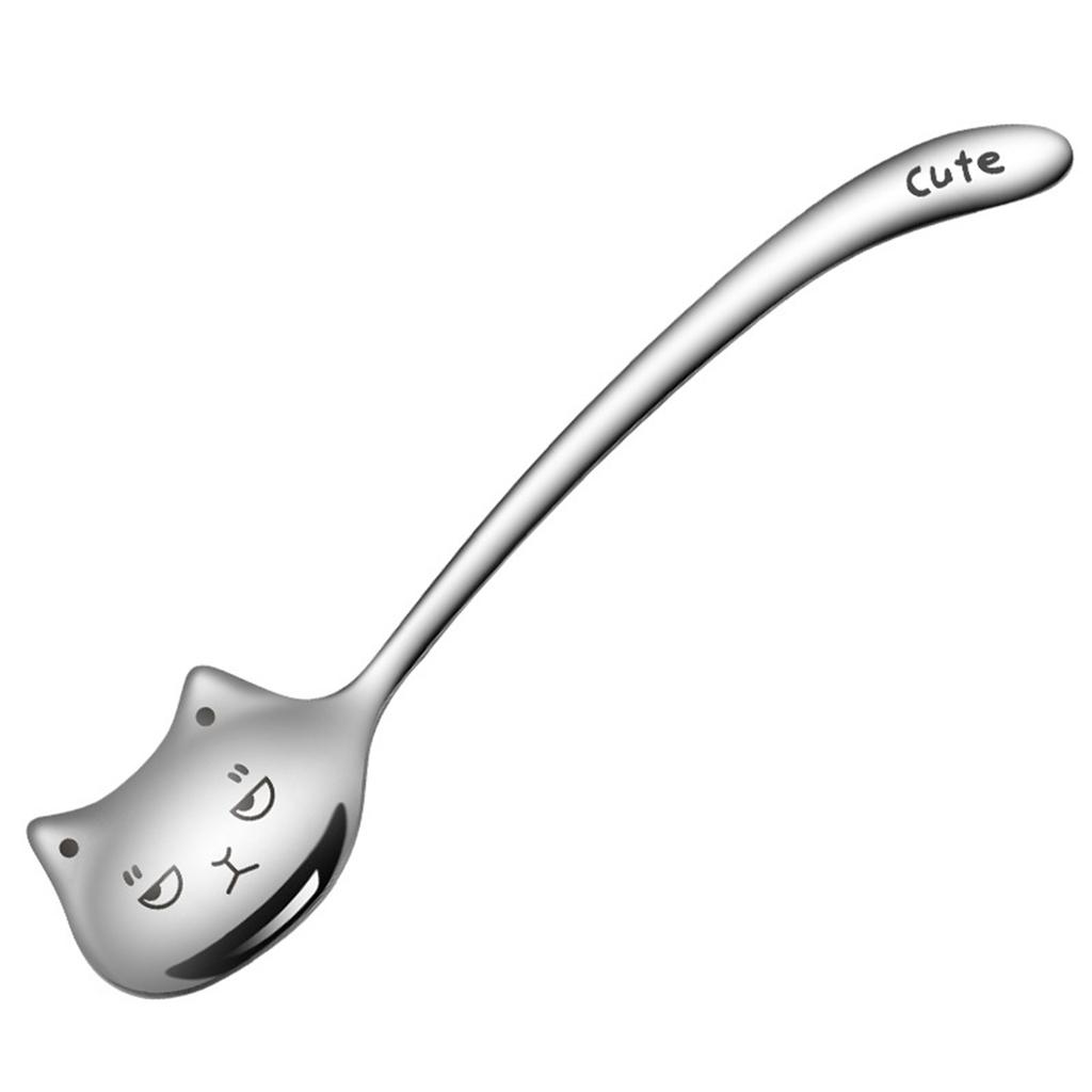 Lovely Coffee Stainless Steel Tableware Tea Spoon Stir Bar Spoon Stirring Spoon