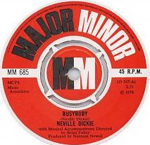 

7inch Record NEVILLE DICKIE Busybody MM685 Major Minor 1970 UK Jazz Used