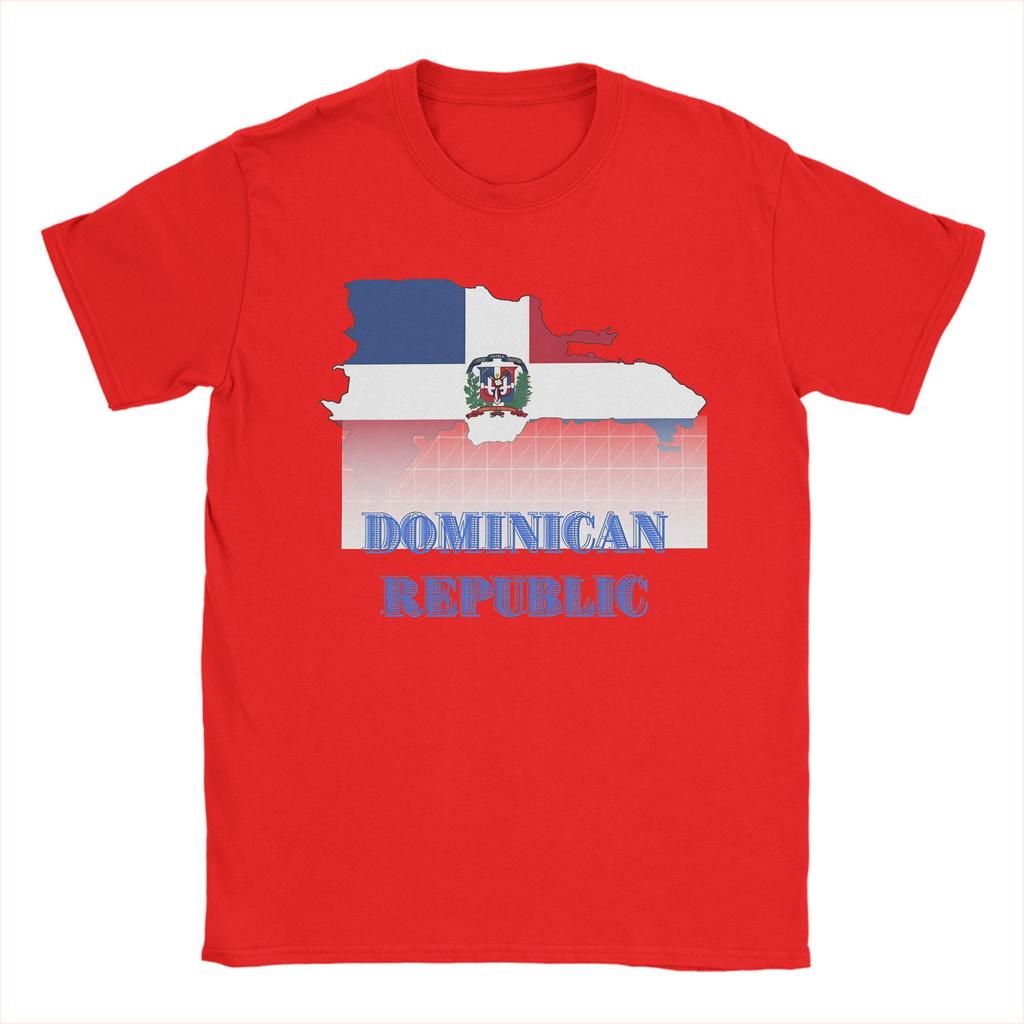 Vintage T Shirt Summer Dominican Republic Trending T Shirts Cotton Tee Shirt for Couple Y2K Funny Wholesale Short Sleeve Tees