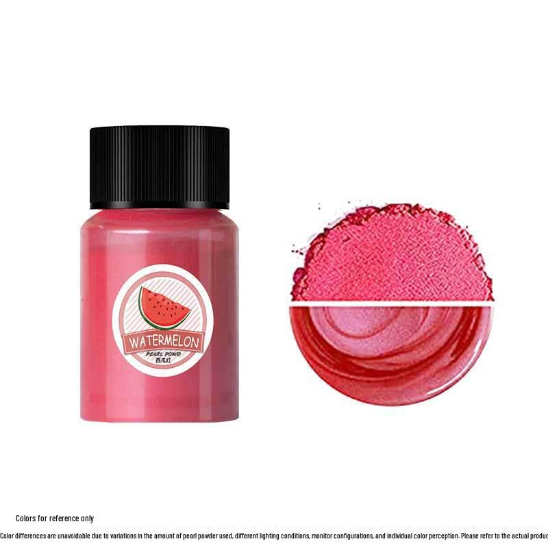 Mermaid Slime & Epoxy Mica Powder - 30 Colors Pearlescent Crystal Clay in Large Bottle