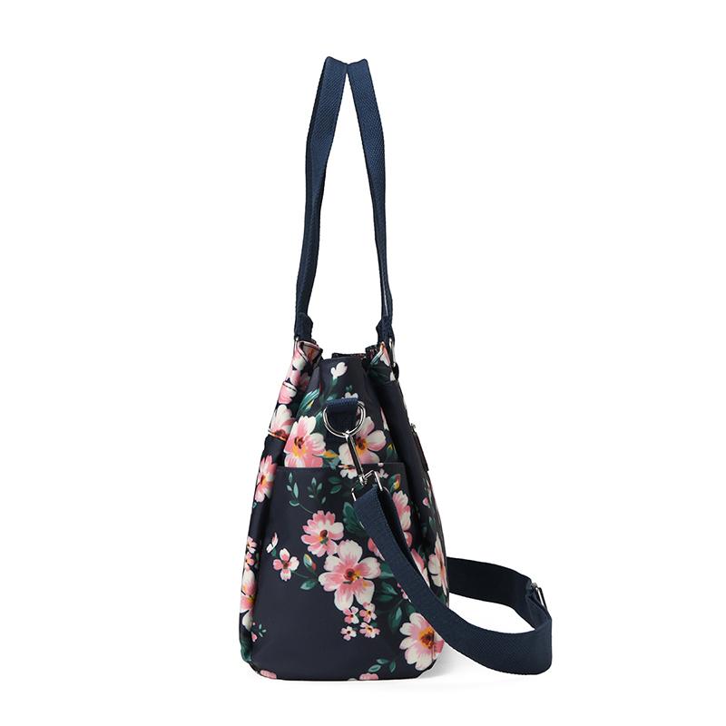 Women's Shoulder Bag Large Capacity Nylon Tote Bag Print Mother Bag