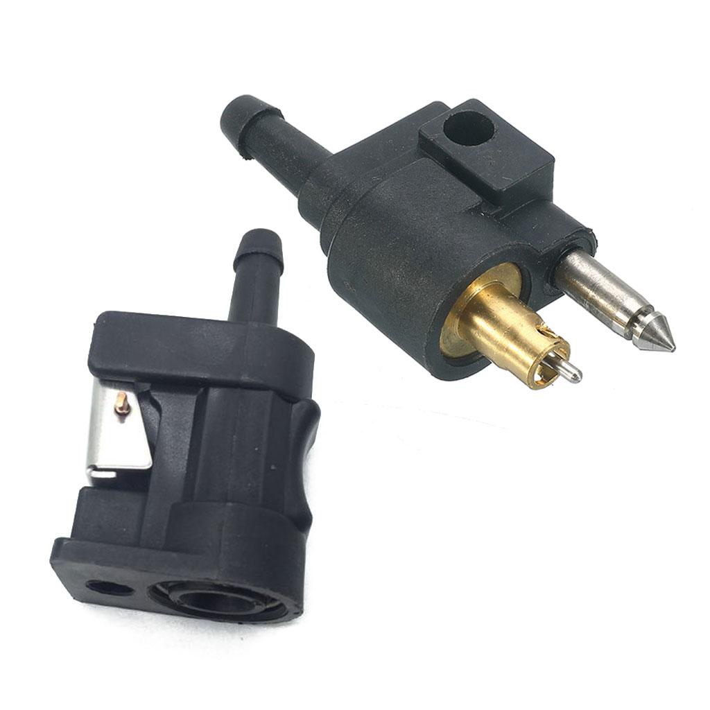 Motorcycle Fuel System Parts 1/4" 6mm Fuel Line Connector Joints for