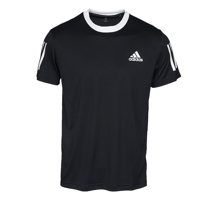 

Adidas Passion Court Series Sports Training Tennis Crew Neck Casual Short Sleeve T-Shirt Men Tops Black B45846 XL