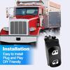 577.75607 5Pin Heavy Duty Window Lift Switch Driver Side (Left) Compatible with 2006-2024 Peterbilt 365 367 384 386 387 389 OE# 1609209 1609209PKG