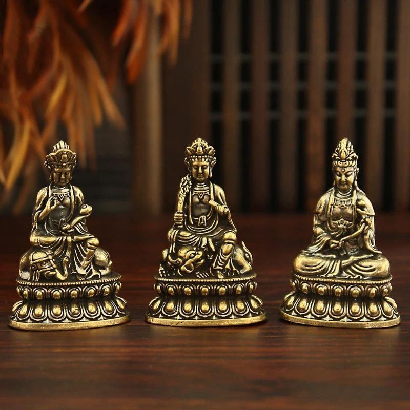1Pcs New Brass Eight Guardian Statues, Zodiac Birth Figurines For Home And Desktop Decoration, Pocket-Sized