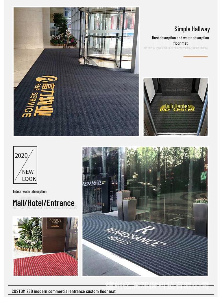 Customizable Anti-Slip Floor Mat for Dust and Water Absorption – Ideal for Entrances, Elevators, and Bathrooms.