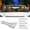 Windshield Sunshade Skull 130x70cm Car Front UV Protection for Summer Heat Reduction Family Road Trip