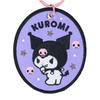 Sanrio Kuromi Embroidered Patch Keychain Polyester Steel 485969 Character Award 1st Round