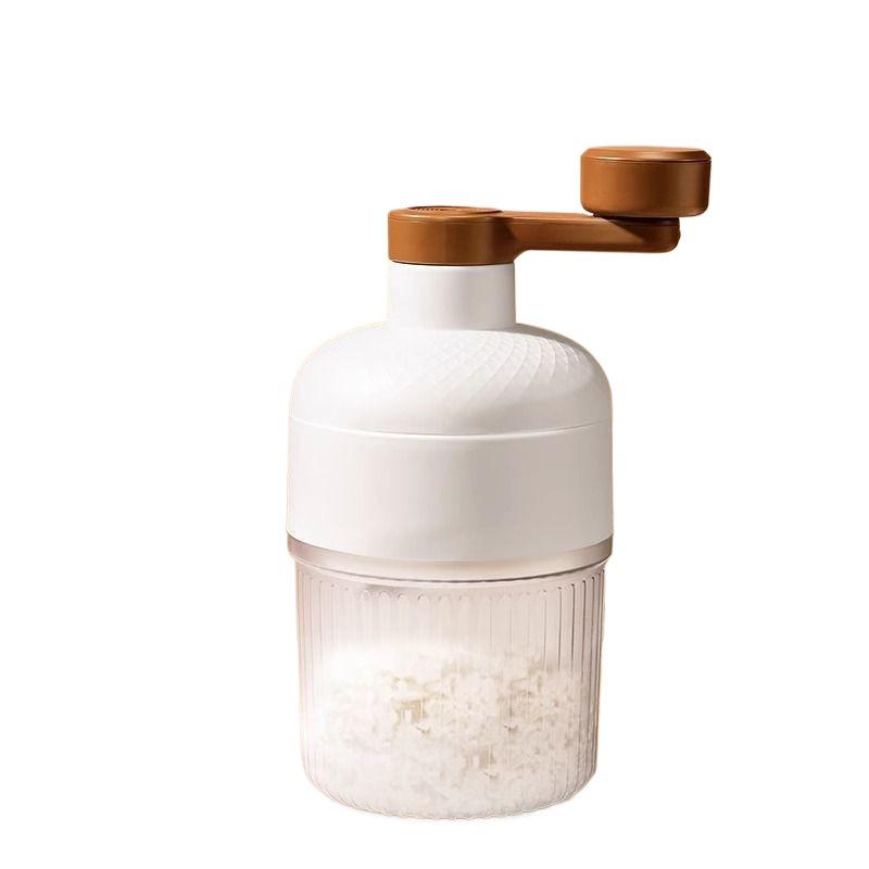Hand-Crank Ice Shaver: Compact and Portable Shaved Ice & Smoothie Machine