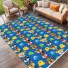 PAW Patrol Print Rug, Washable Floor Carpet, For Entryway Dorm Laundry Room Office Study, Home Decor Birthday Christmas Gift