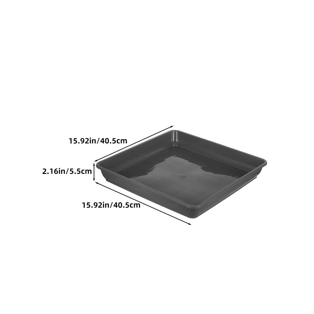 

3pcs Pot Trays 40cm Large Heavy Duty Thickened Plastic Potted Plants Base Water Disc For Indoor Outdoor Flower Drip Trays