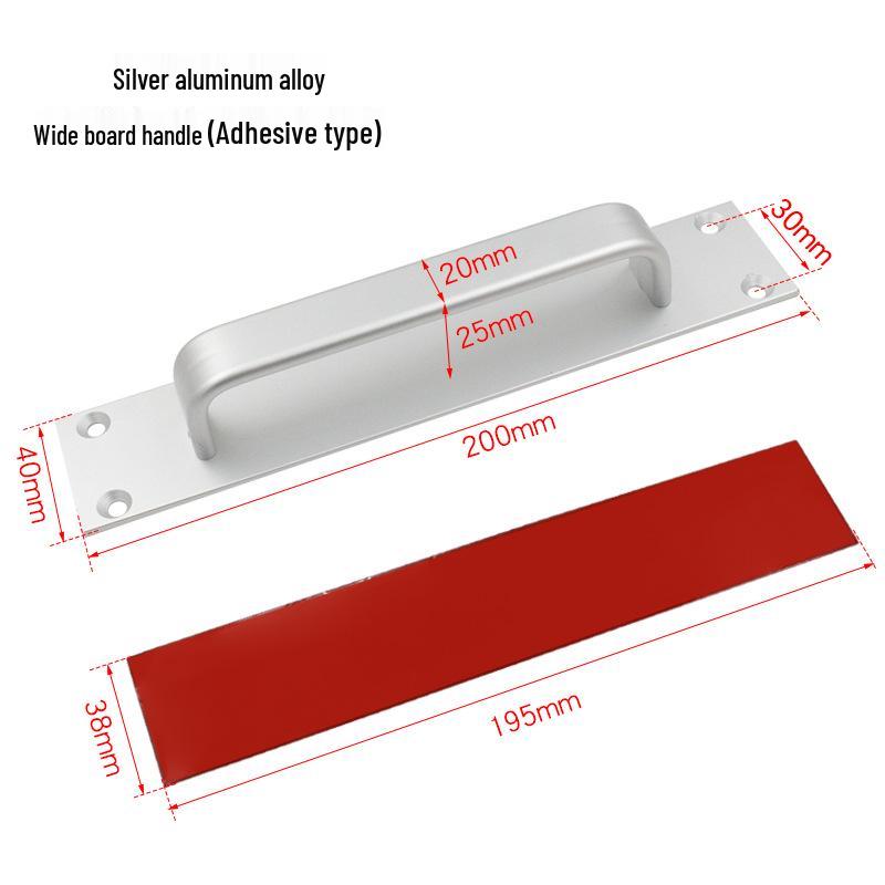 Punch-Free Aluminum Alloy Sliding Glass Door & Window Handle