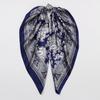 Vintage Paisley Print 90 Silk Scarf Square Scarf Women's Decorative Shawl Faux Silk Satin Headscarf