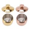 Stainless Steel Gold Seasoning Condiment Pot Spice Salt Sugar Pepper Container Jar Storage Organizer