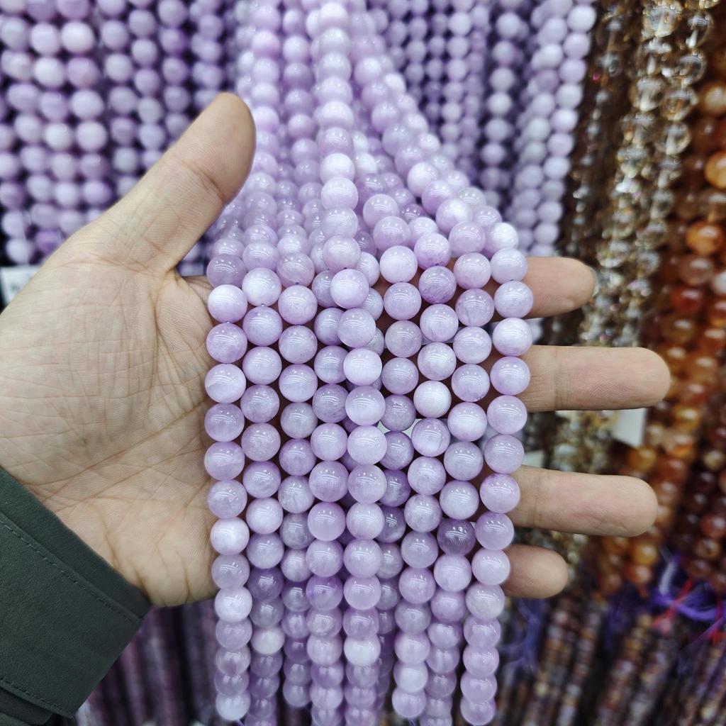 Purple Series Amethyst & Super Seven Crystal Beads: Round, Natural Stone, DIY Jewelry Accessories
