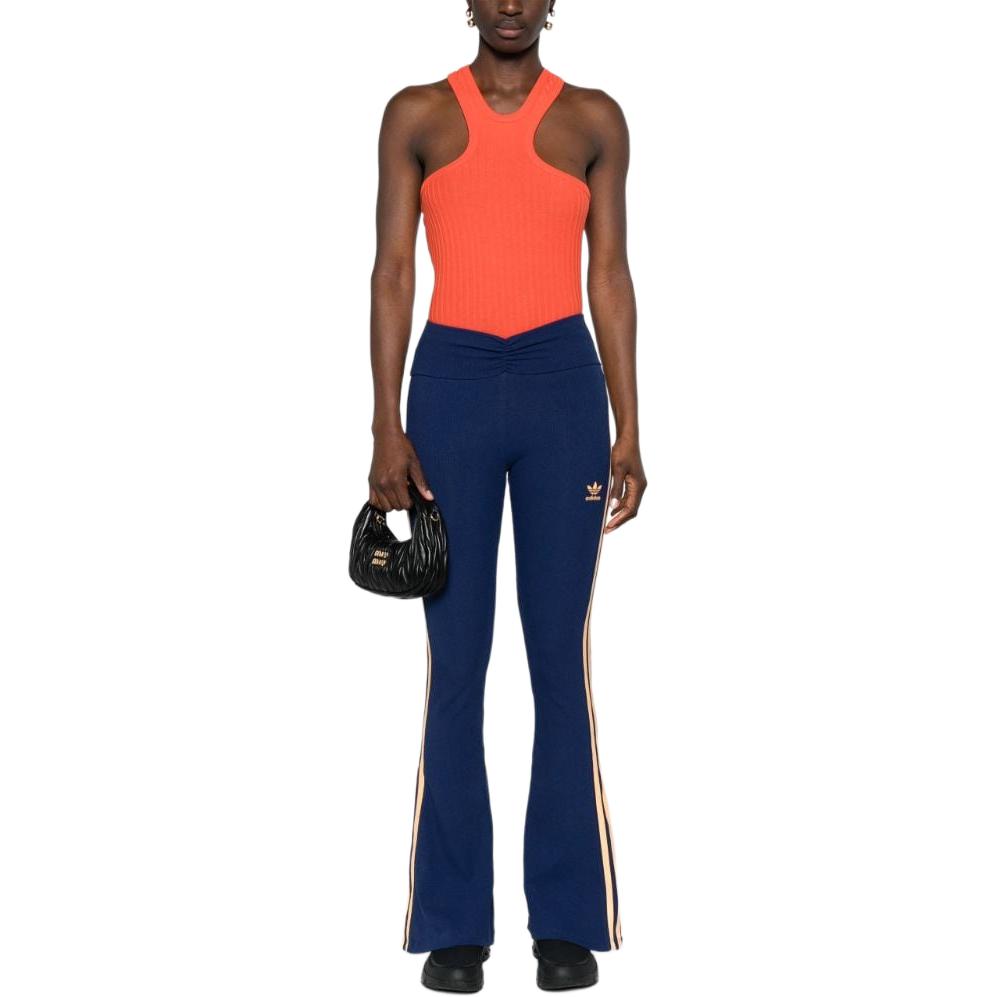 adidas Originals Fine-ribbed Flared Leggings JG8045