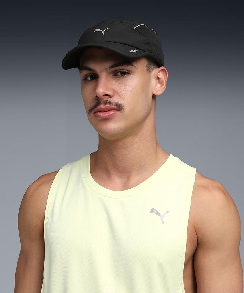 5 Short Visor Panel 02616701_Runner Cap_Puma Black_