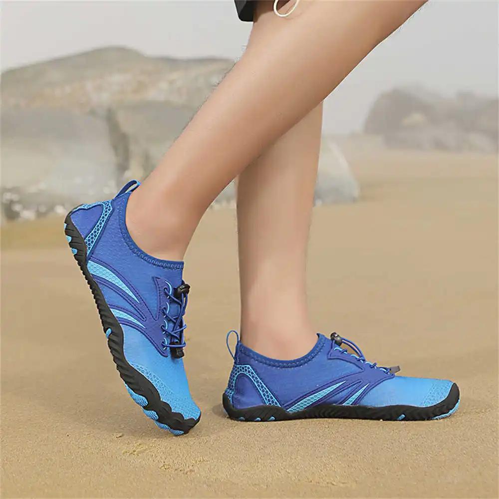 Fashion Big Size Rubber Sole Women Ladies' Slippers Special Size Sneakers Shoes Fuchsia Sandal Sports Saoatenis Promo Excercise