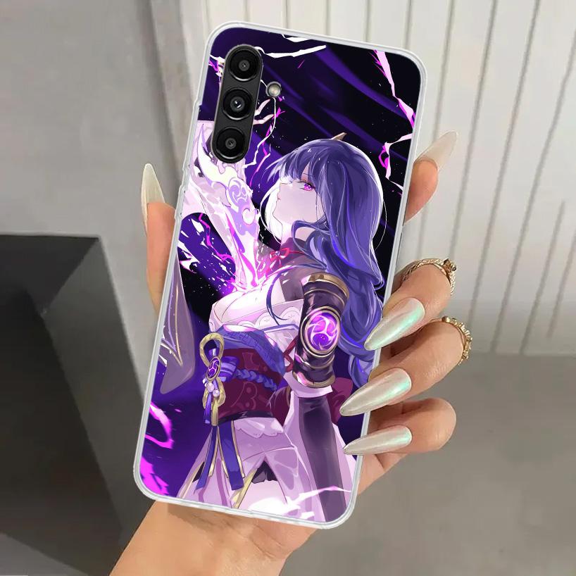 Raiden Shogun Genshin Impact Phone Case for Samsung Galaxy A17 A16 A37 A26 A36 A57 A56 A15 A25 A35 A55 A14 A24 A34 A54 A13 A23 A