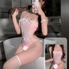 Sexy lingerie Sexy Rabbit Girl Open Crotch Uniform Temptation Passionate Cat Girl Pajama Set sexy body lingerie women Sex shop
