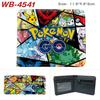 Pokemon Full Color Short Card Holder Coin Purse Bifold Wallet Cute Anime Peripheral Change Pouch