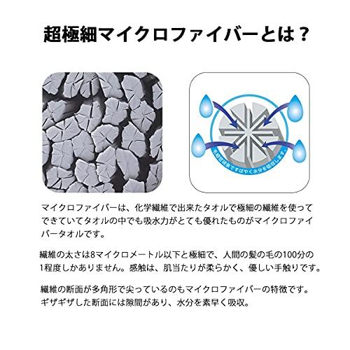 AutoGo Car Wash Towel Microfiber Cloth, Thick, Absorbent, 60cm x 50cm, Medium, 2 Colors [2 Pieces]