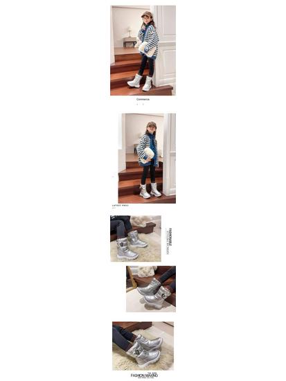 Northeast Barnesko Vinter Snøstøvler: Tykk, Varm, Sklisikker Støvel for Gutter og Jenter