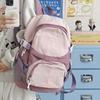 Schoolbag1011 Summer New Simple and Cute Large-capacity Casual Schoolbag Korean Version Backpack Student Travel Lightweight Backpack