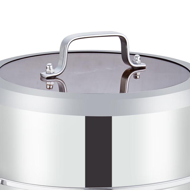 Drume 3-stufiger Edelstahl-Dampfgarer Topf