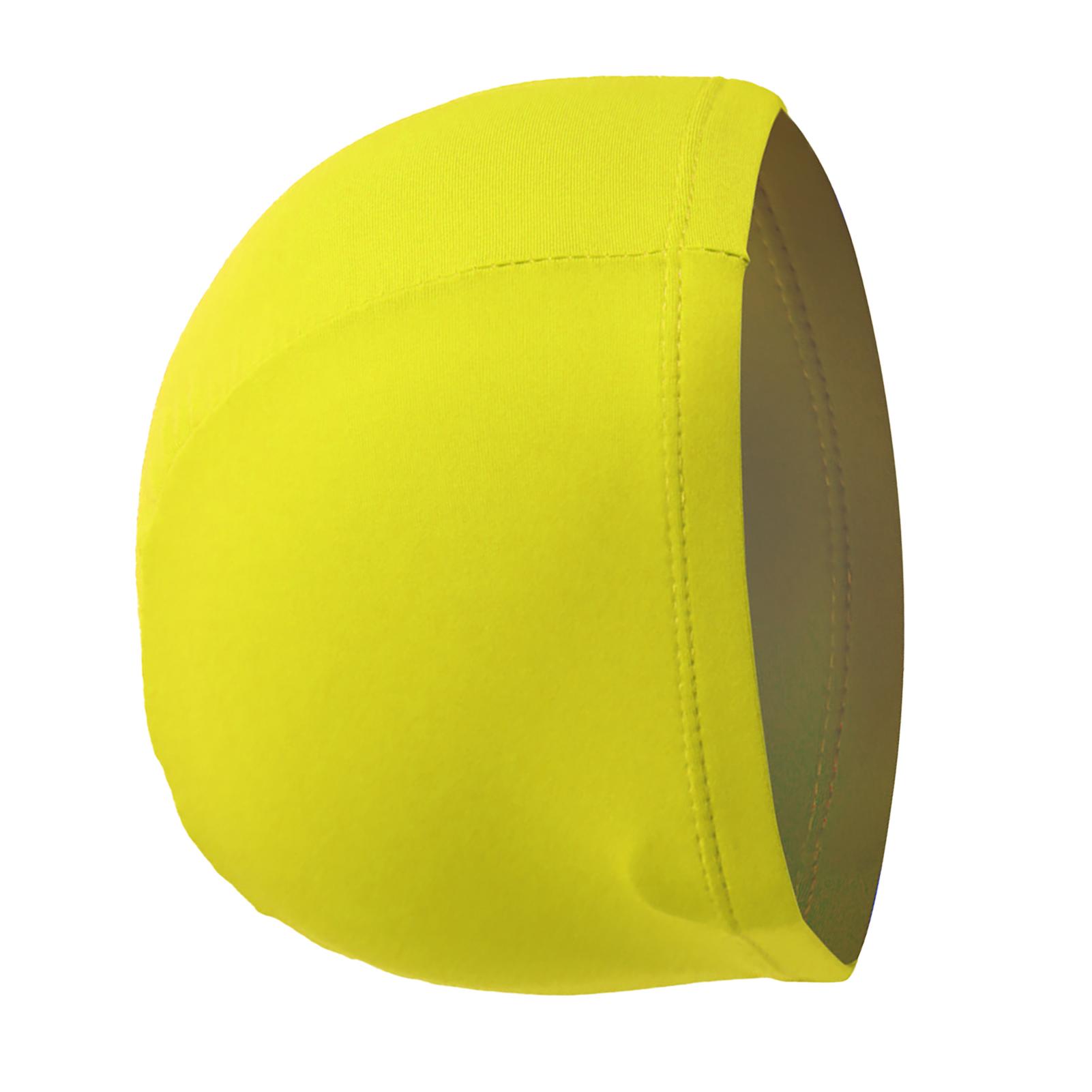 

Шапочка для плавания Высокая эластичность Толстая шапочка для купания Полиэстер Шапочки для плавания для женщин мужчин жёлтый