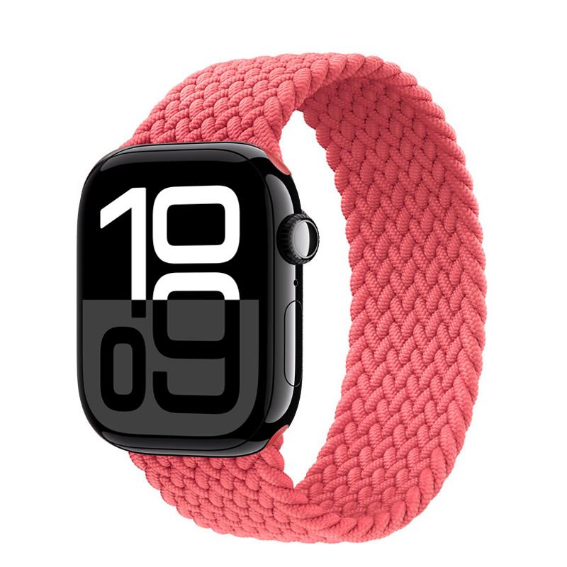 Straps For Apple Watch Bands 44mm 45mm 40mm 41mm 49mm 46mm 42mm Braided Solo Loop Correa Bracelet Iwatch Series 11 10 9 7 8 SE 6
