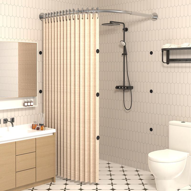 Toiletten-Nicht poröse Eck-Magnetische Faltbare Unsichtbare Duschvorhang Wasserdicht und Schimmelresistent Verdickter Duschwand-Bildschirm