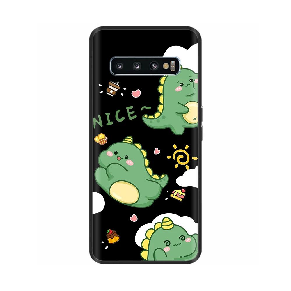 Shockproof Cover For Samsung Galaxy S10 Phone Case Animals Painted Shell For Samsung S10 Plus S10+ S 10 Soft Silicone Back Cover