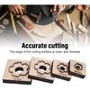 Leather Cutter Tool,Leather Die Cutter Tool, 4Pcs Leather Cutting Flower Pattern Accurate Clean Cutting Leather Punching Die for Cardboard Clay