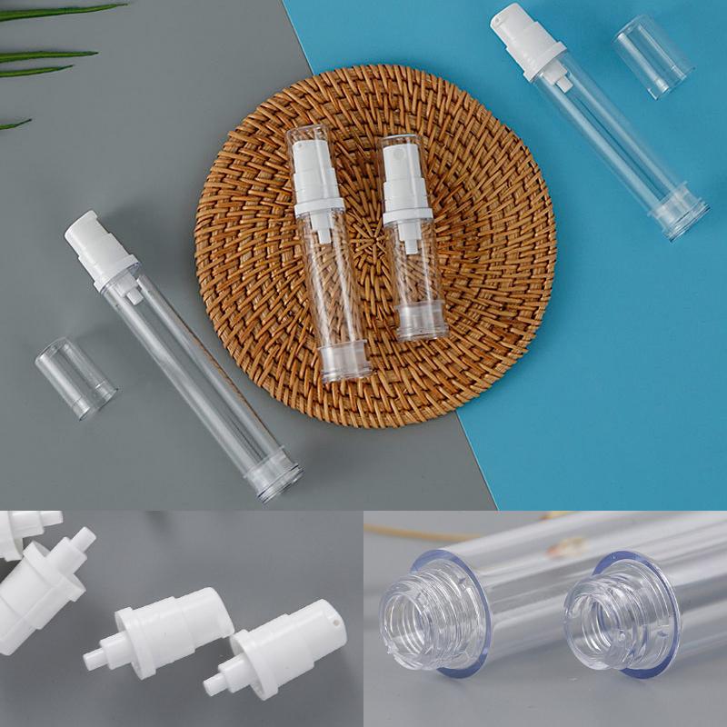5/10/15 ml Reise-Vakuumflasche Kosmetik-Sprühlotionflasche Augencreme-Nachfüllflasche Behälter Tragbare Airless-Pumpflasche