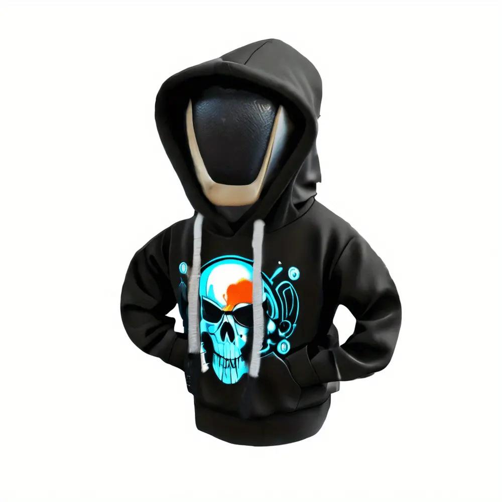 Halloween Skull Gear Shift Hoodie & Knob Cover Set
