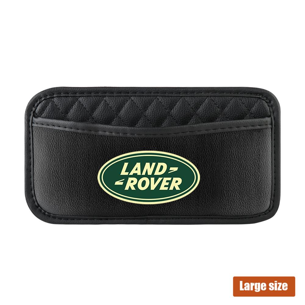 Leather Car Storage Pocket Seat Back/Door/Center Console Organizer for Land Rover Discovery Freelander 3 SVR L320 L330 Evoque Defender Range Rover