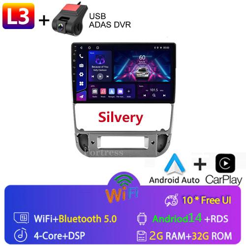 Fortress Android 14 For Peugeot 406 1994 - 2005 Autoradio Multimedia Radio Carplay Car Stereo GPS Navigation Head Unit Auto WIFI