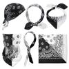 Paisley Bandanas for Men Women Soft Breathable Fabric Unique Multicolor Print for Hiking Travel Daily Wear