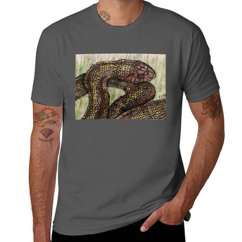 Garter Snake TShirt Lightweight Basic Short Sleeve Shirt