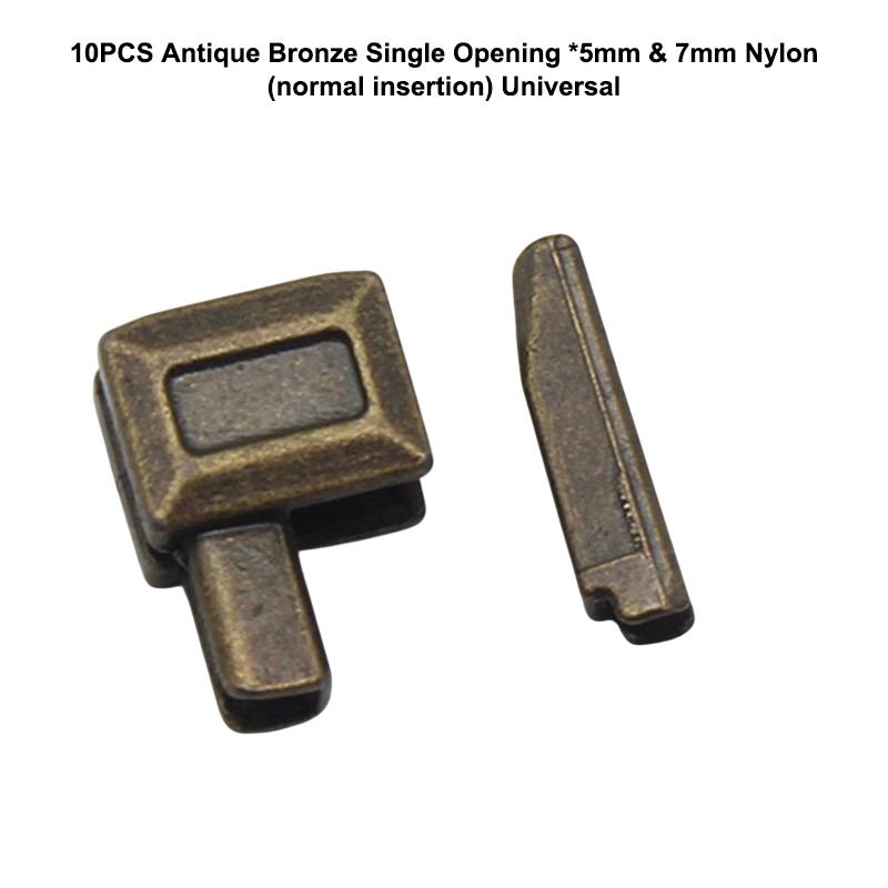 10Pcs Set Premium Metal Zipper Heads Gold Silver Bronze Black - Durable Smooth For Diy Clothing Luggage Repair