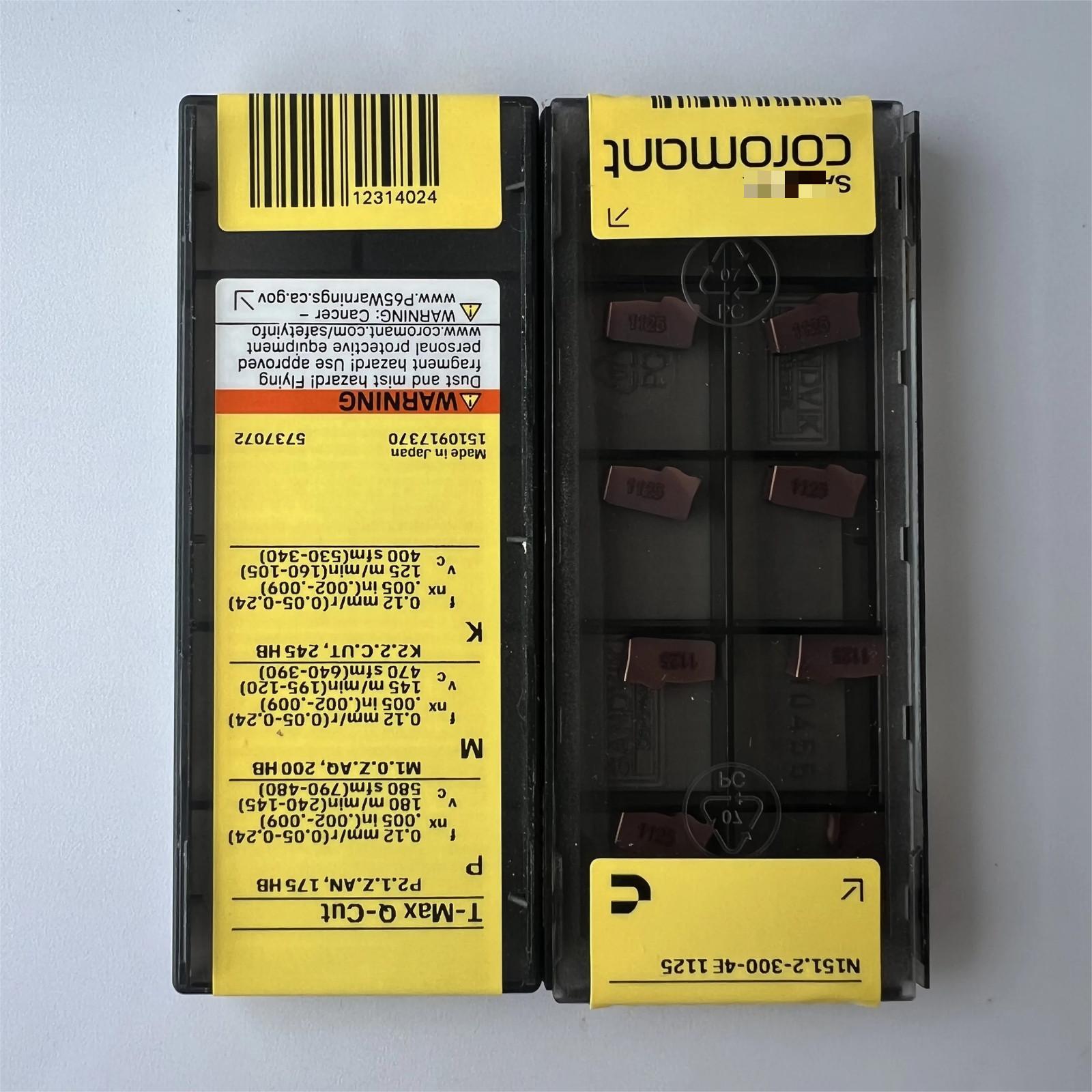 

N151.2-300-4E 1125 / Industrial indexable Carbide Inserts 10 Pcs