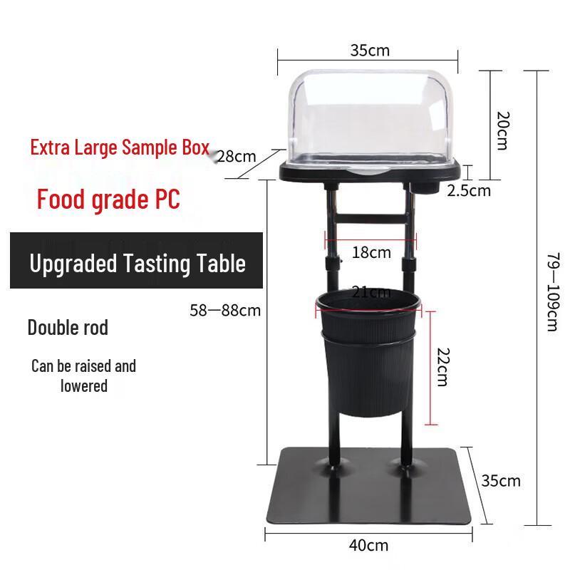 Supermarket Fruit Tasting Display Tray with Lid