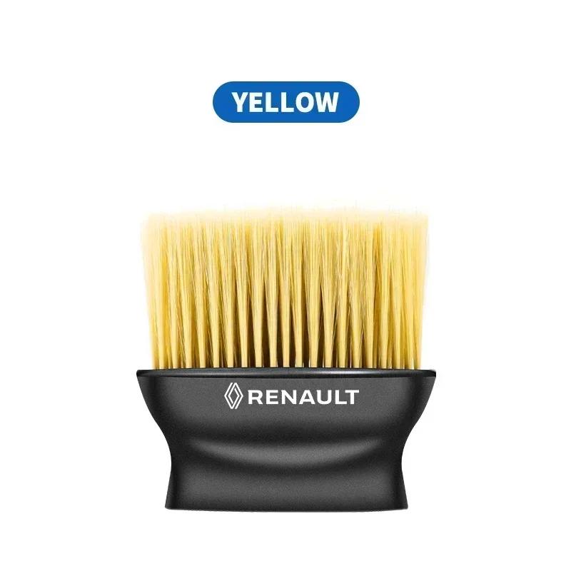 

Interior Stickers Car Dust Removal Brush Air Conditioning Outlet Cleaning Brush for Renault koleos duster megane 2 logan clio Au золотий