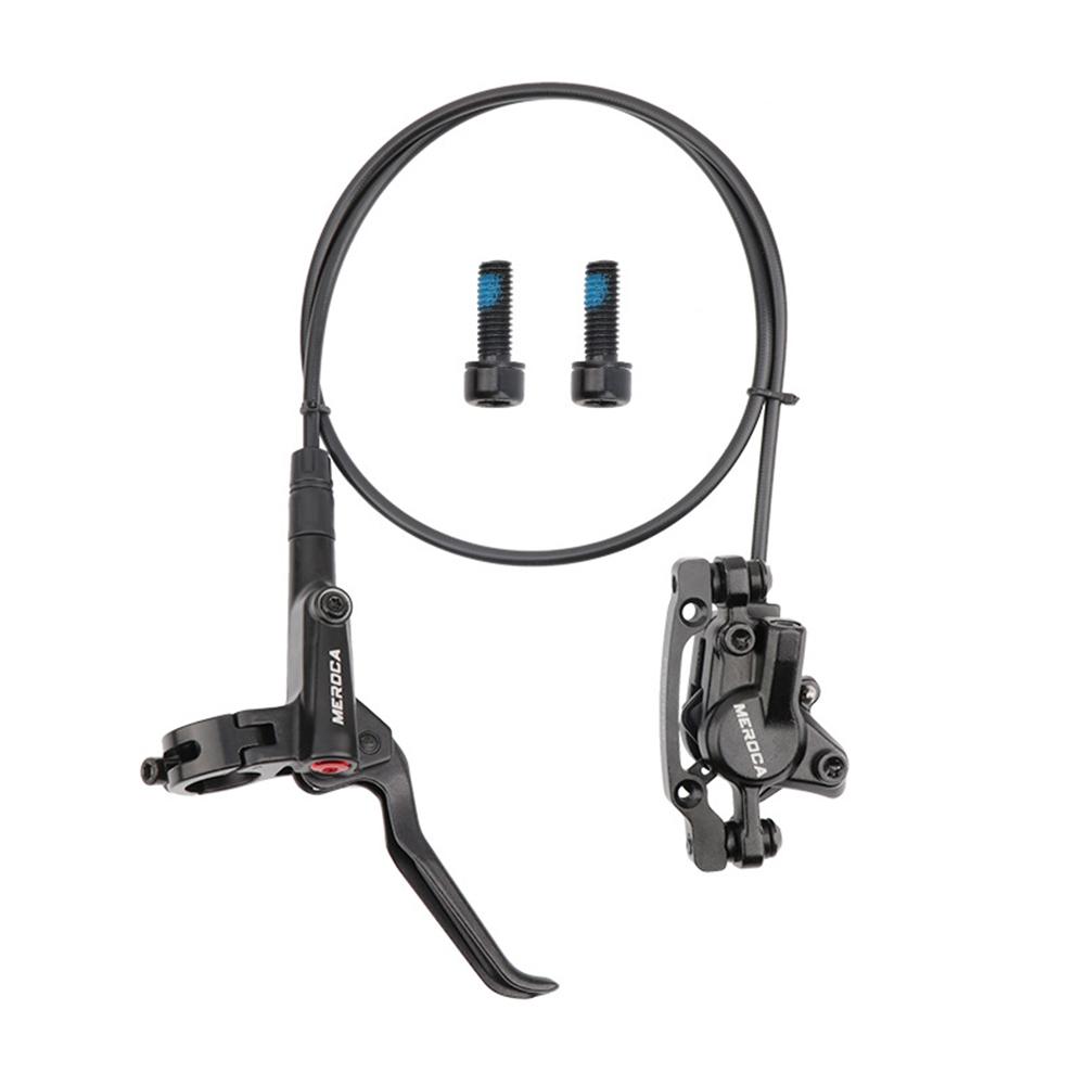 

Mountain Bike Hydraulic Disc Brake Set Left Rear Right Front Mountain Bicycle Oil Disc Brake Set with Rotors Bolts